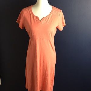 L.L. Bean Peach Nightgown S Reg